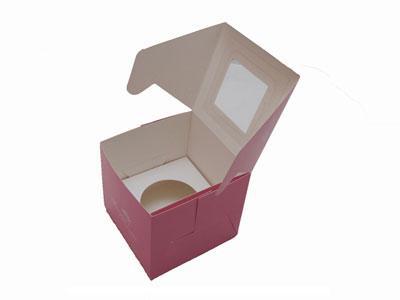 Scatola di cartone per cupcake, scatola di carta stampata personalizzata