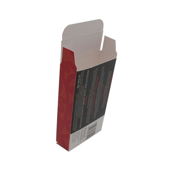 Scatola con chiusura, cartone pieghevole in cartoncino