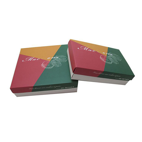 Scatola Macaron, scatole di cartone bianche