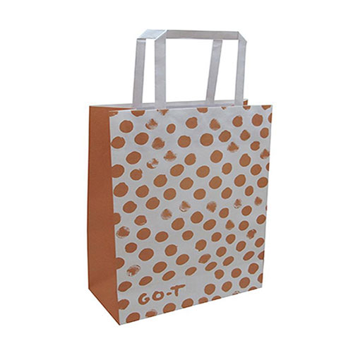Borsa di carta kraft, borse stampate personalizzate